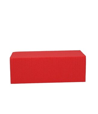 4A Bloc de mousse floral Oasis rouge | Taille 23 x 11 x 8 centimètres | Par 4 pièces