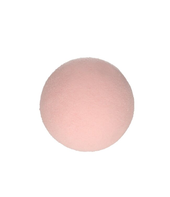 Boule en mousse fleurie Oasis rose pâle | Diamètre 9 centimètres | Commande par 4 boules