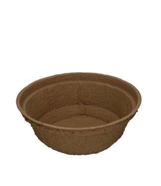 4A Brown floral foam bowl Biodur | Diameter 33 centimetres | Height 12.5 centimetres | Per 5 pieces