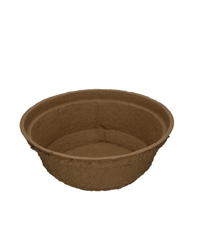 Brown floral foam dish Biodur | Diameter 33 centimetres | Height 12.5 centimetres | Ordered per 5 pieces