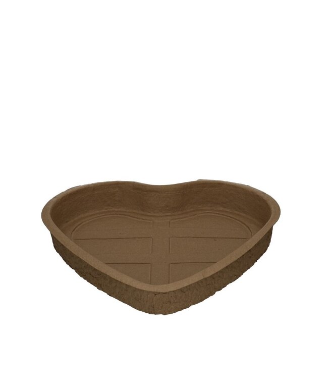 Brown heart-shaped floral foam dish Biodur | Height 35 centimetres | Ordered by 6 pieces