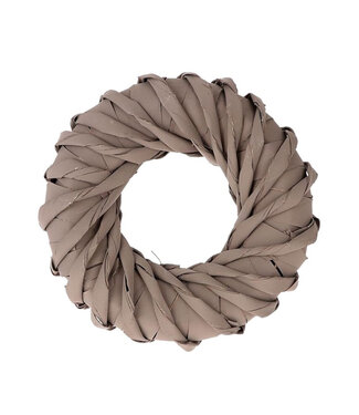 4A Brown Cemani twist wreath | Diameter 30 centimetres | Per piece