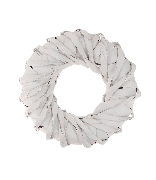 White Cemani twist wreath | Diameter 30 centimetres | Per wreath to order