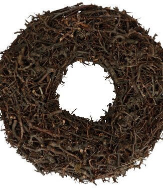 4A Natural dark Bonsai branches wreath | Diameter 45 centimetres | Per piece