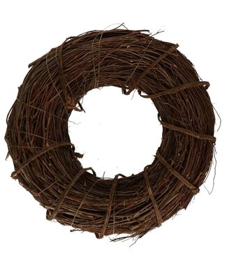 4A Dark natural wreath of Marilia branches | Diameter 38 centimetres | Per piece