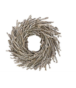 4A Grey Half Botay wreath | Diameter 50 centimetres | Per piece