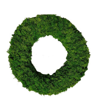 4A Dark green wreath of reindeer moss | Diameter 40 centimetres | Per piece