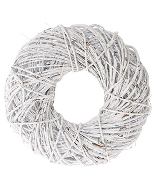 4A White Twister wreath | Diameter 40 centimetres | Per piece