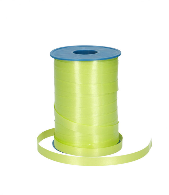 Light green curling ribbon | Width 10 millimetres | Length 250 metres | Ordered by piece