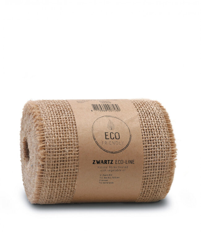 Natural stiff jute ribbon | Width 150 millimetres | Length 10 metres | Ordered by piece