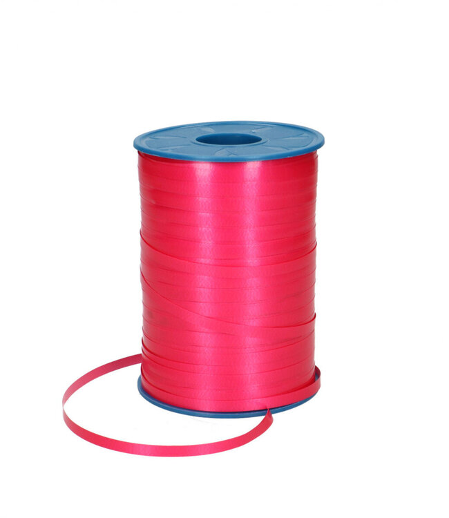 Fuchsia-coloured curling ribbon | Width 5 millimetres | Length 500 metres | Ordered by piece