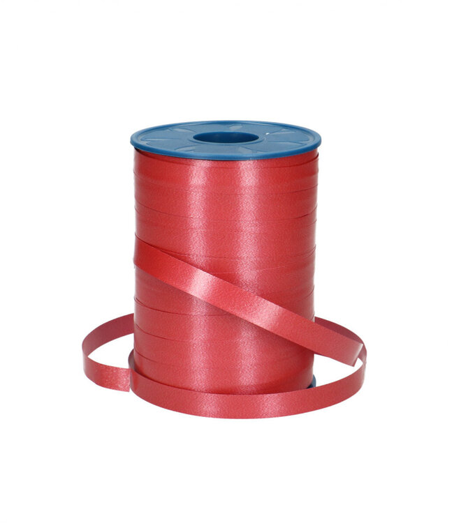 Dark red curling ribbon | Width 10 millimetres | Length 250 metres | Ordered by piece