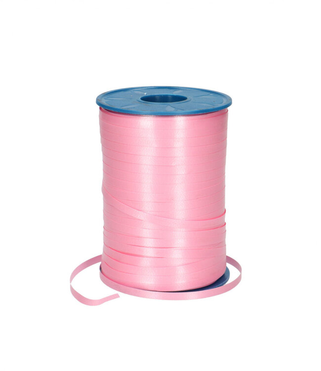 Pink curling ribbon | Width 5 millimetres | Length 500 metres | Ordered by piece