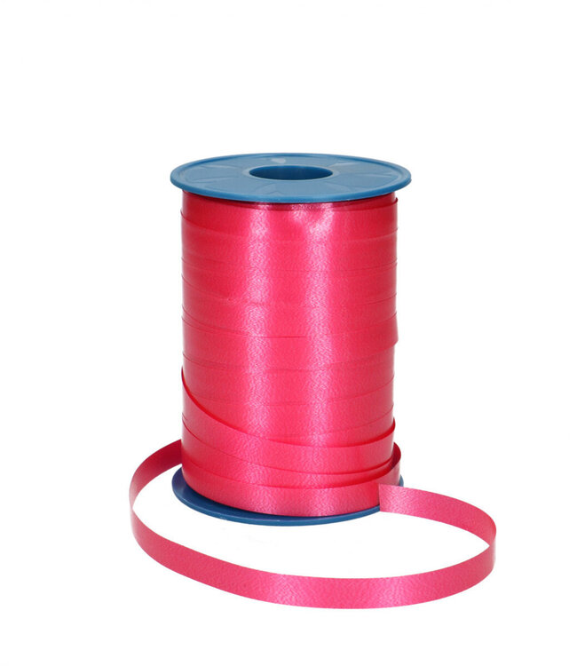 Fuchsia-coloured curling ribbon | Width 10 millimetres | Length 250 metres | Ordered by piece