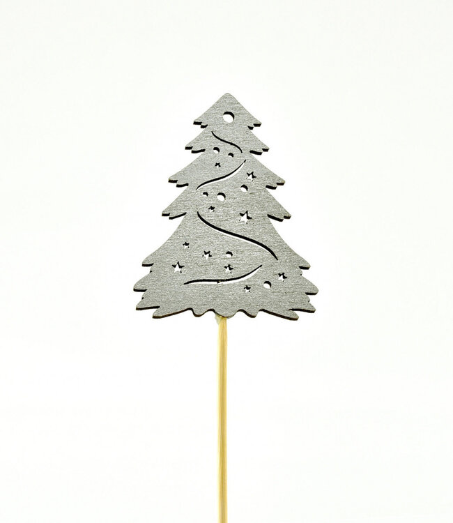 Kerst bijsteker 20cm Kerstboom 7cm | Per 12 stuks te bestellen