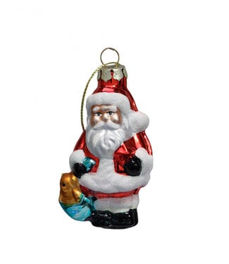 4A Christmas baubles Father Christmas | 90 millimetres | Per 12 pieces