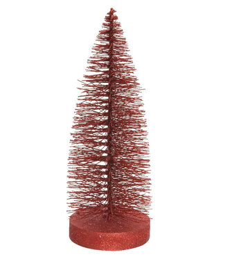 4A Opruiming Kerst Boom glitter d10*30cm | Per 12 stuks