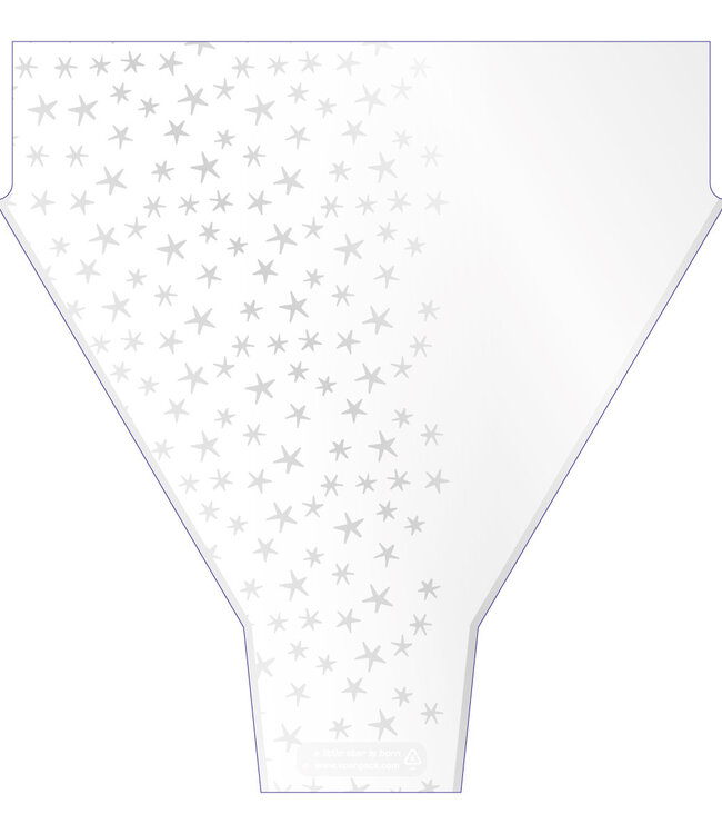 Kerst Hoes star 50*44*12cm x50 | Per stuk te bestellen