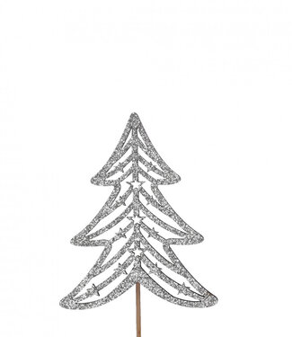 4A Kerst bijsteker 25cm Kerstboom 10.5cm | Per 8 stuks