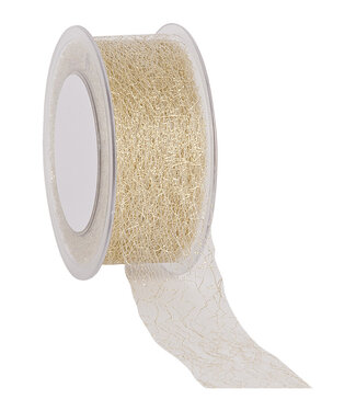 4A Kerst Lint C-Shiny web 38mm 25m | Per stuk