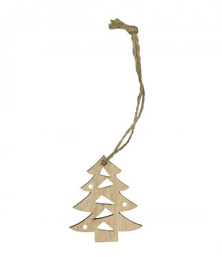 4A Kerst Deco hanger kerstboom 5cm x24 | Per stuk