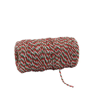 4A Kerst Deco twine cord 1.5mm 100m | Per stuk