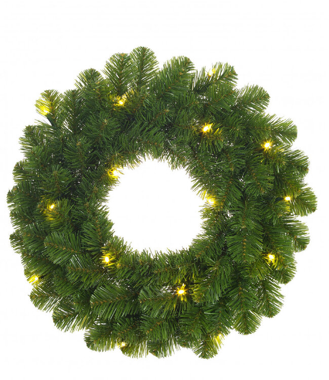 Kerst LED krans 45cm 20L ( x 1 )