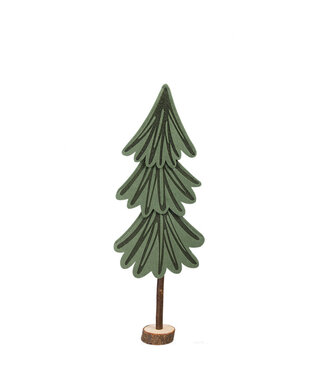 4A Kerst Boom vilt d13*38cm | Per stuk