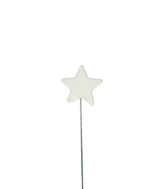 4A Kerst Deco ster/draad 40mm x60 ( x 1 )