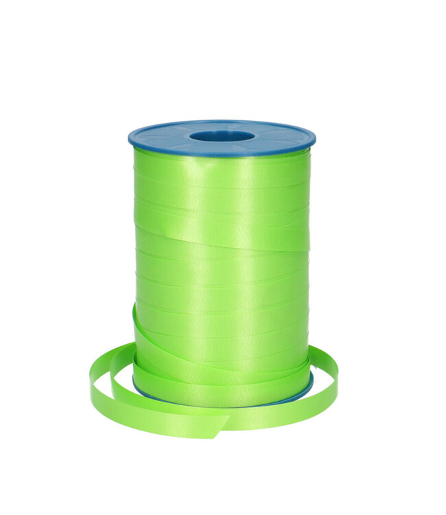 Apple green curling ribbon | Width 10 millimetres | Length 250 metres | Ordered by piece