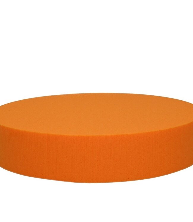 Orange Oasis floral foam cake | Diameter 25 centimetres | Height 5 centimetres | Ordered by 2 pieces