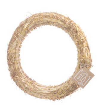 LDD Natural straw wreaths BIO | Diameter 35 centimetres | Per 10 pieces