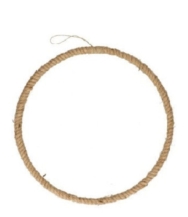 Decorative pendant or wreath with rope | Diameter 30 centimetres | Ordered by 6 pieces