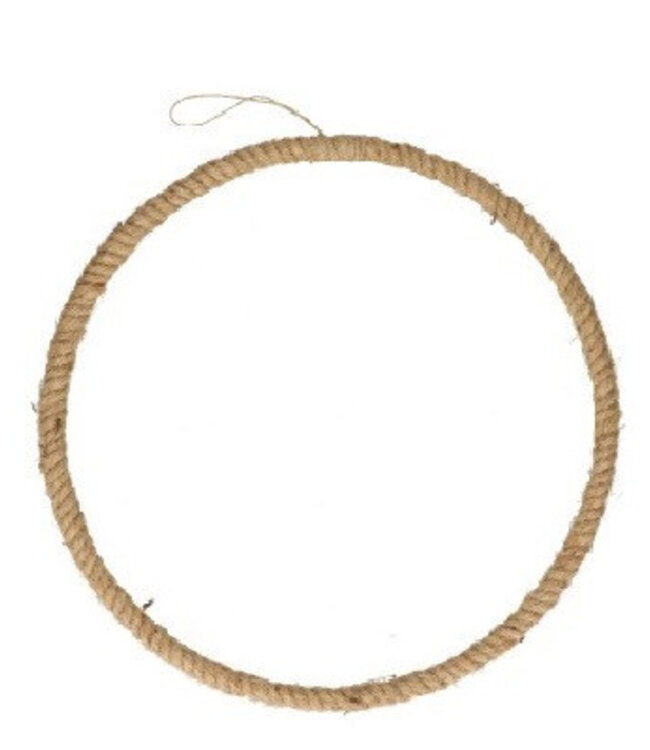 Decorative pendant or wreath with rope | Diameter 35 centimetres | Ordered by 4 pieces