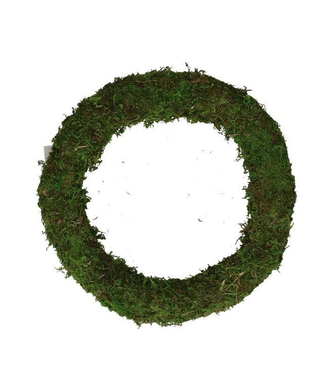 Green moss wreaths | Diameter 30 centimetres | Ordered by 12 pieces