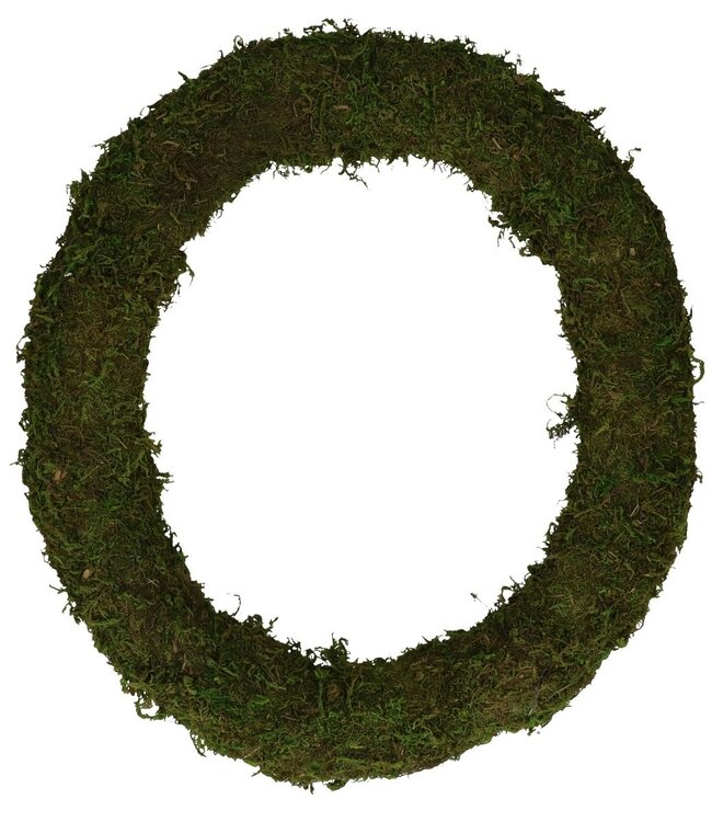 Green moss wreaths | Diameter 40 centimetres | Ordered by 12 pieces