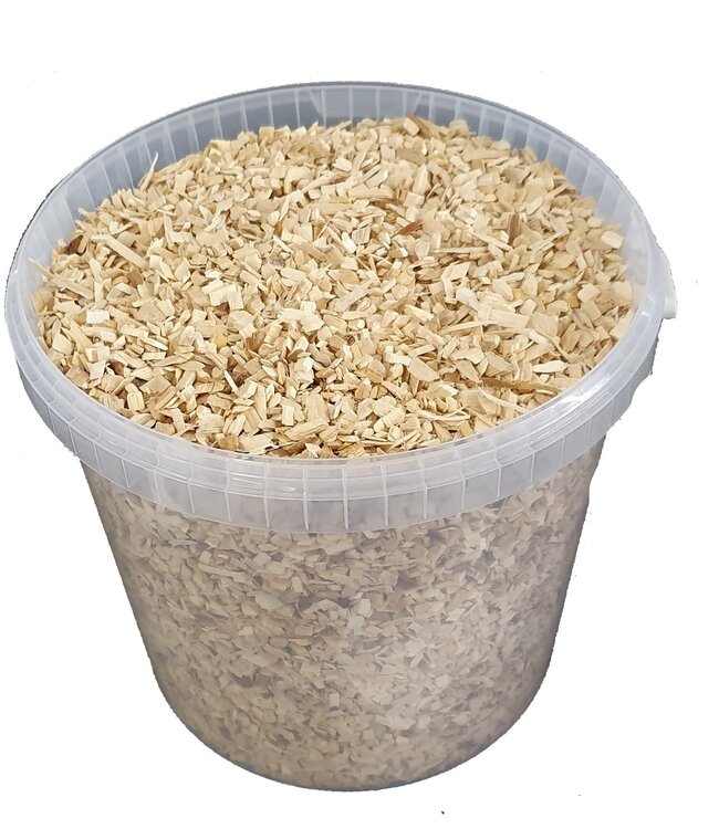 Wood chips natural | bucket capacity 10 litres | Order by bucket