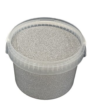 QC Silver quartz sand | bucket capacity 3 litres | each