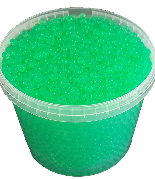 Light green gel beads - orbeez - water beads | Bucket capacity 10 litres | Order per bucket