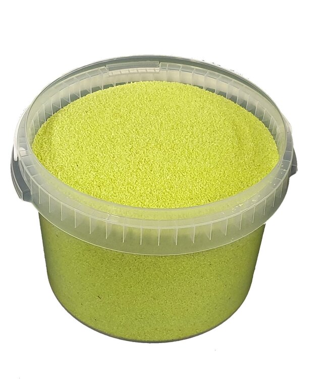 Light green quartz sand | Bucket capacity 3 litres | Order by bucket