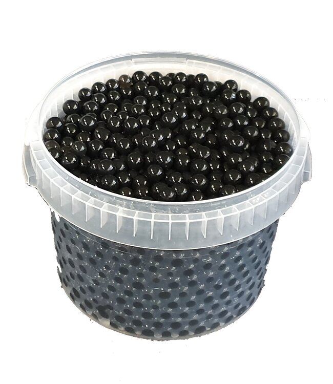 Black gel beads - orbeez - water beads | Bucket capacity 3 litres | Order per bucket