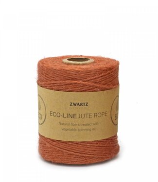 4A Fil de jute de couleur terre cuite | Diamètre 3 millimètres | Longueur 160 mètres | Par pièce