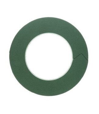 4A Green ring-shaped floral foam | Diameter 34 centimetres | Per 2 pieces