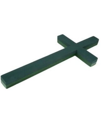 4A Green cross-shaped floral foam | Height 90 centimetres | Width 38 centimetres | Per 2 pieces