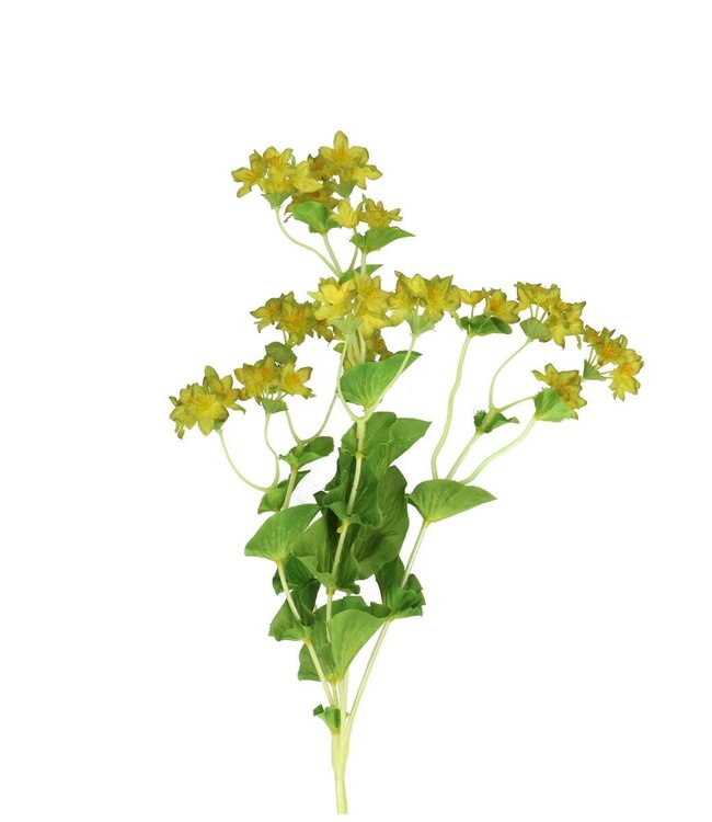 Yellow Gold Screen | Bupleurum artificial flowers | Length 75 centimetres | Order 4 pieces