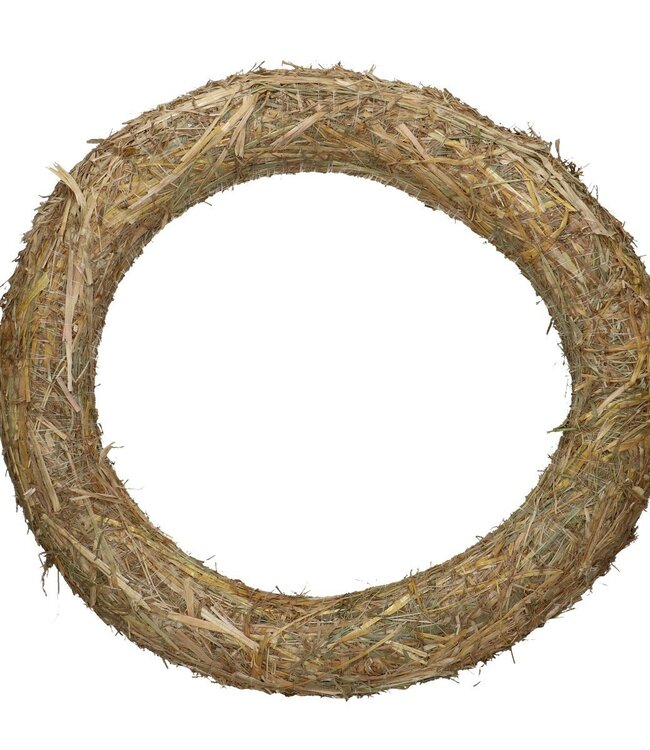 Natural straw wreath | Diameter 50 centimetres | Ordered by 5 pieces