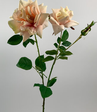 Silk Flowers by JJ Pink rose silk flower | Length 90 centimetres | Per piece