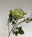 Green rose silk flower | Length 70 centimetres | Ordered by piece