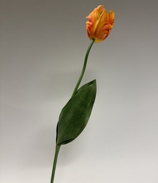 Silk Flowers by JJ tulp | oranje | 64 centimeter | Per stuk