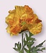 Yellow poppy silk flower | Length 74 centimetres | Ordered by piece